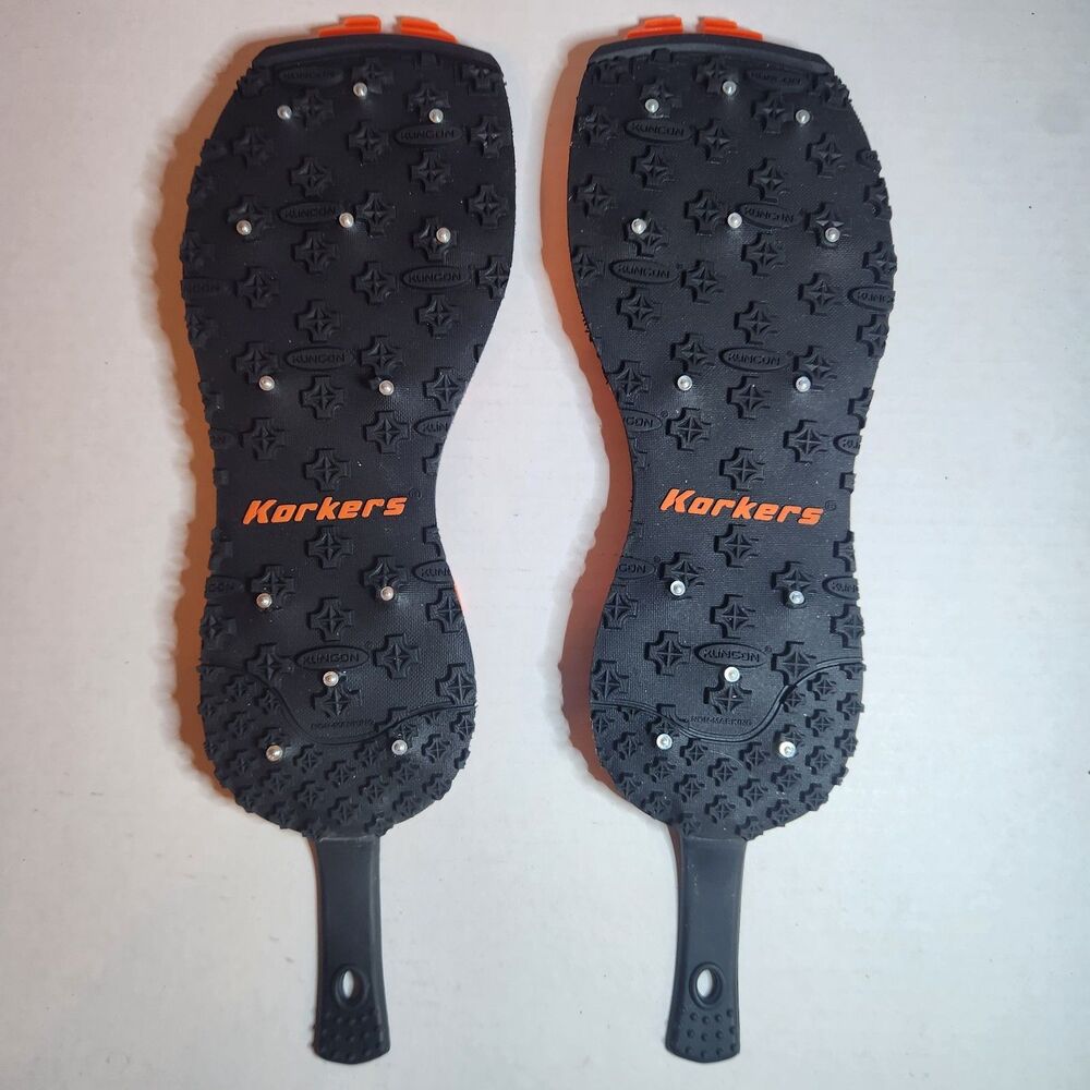 Korkers OmniTrax Studded Kling-On Soles Mens 7.5-8 Womens 9-9.5 Fishing Wading